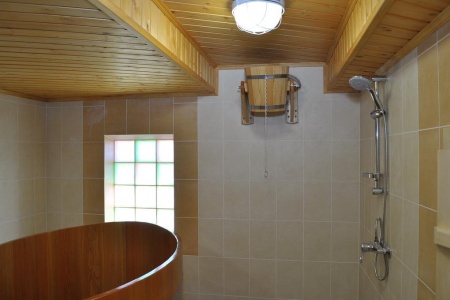 внутренния отделка моечной в бане